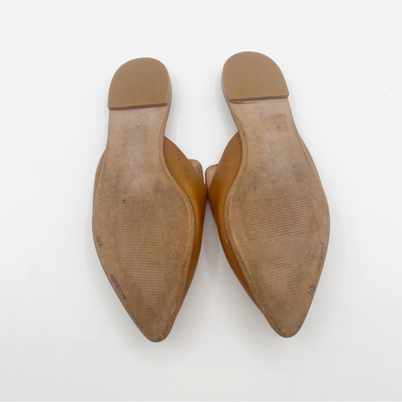 Madewell Brown Leather Women's Mules sandals Casual Summer Spring Sz 6 - Picture 6 of 9